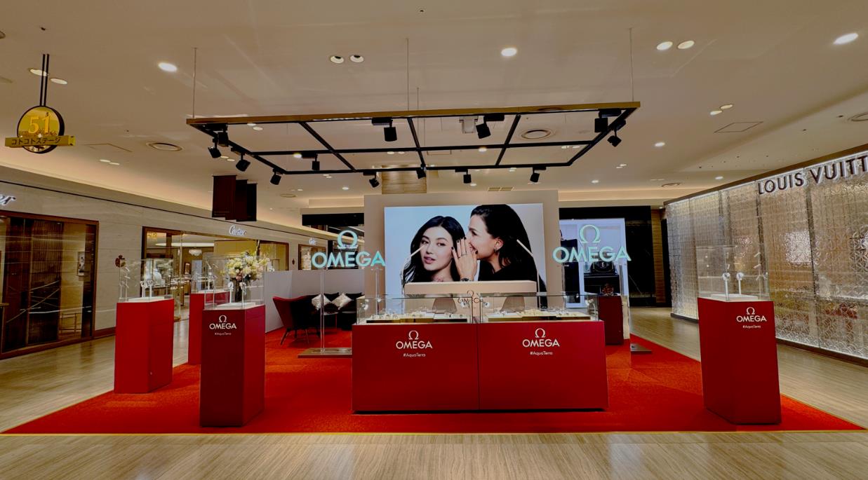 秘密にしておくには美しすぎる、オメガ ウォッチ 阪急うめだ本店5階 コトコトステージ51にて 「シーマスター アクアテラ 30MM POP UP」オープン